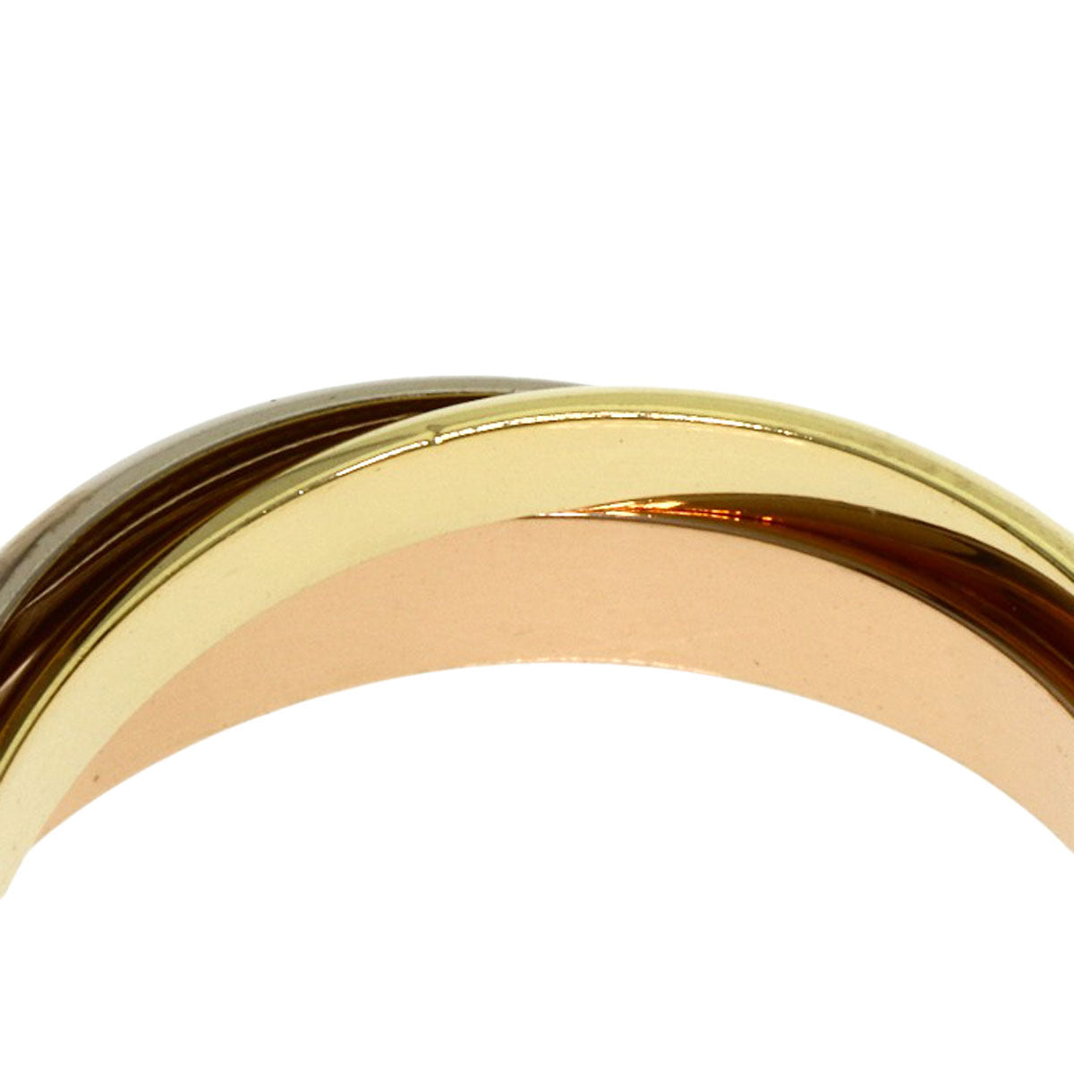 CARTIER Trinity #58 Ring K18 Yellow Gold K18 White GoldLadies [Used]