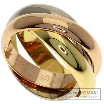 CARTIER Trinity MM #46 Ring K18 Yellow Gold K18 White GoldLadies [Used]