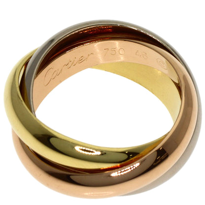 CARTIER Trinity MM #46 Ring K18 Yellow Gold K18 White GoldLadies [Used]
