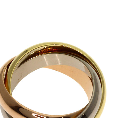 CARTIER Trinity MM #46 Ring K18 Yellow Gold K18 White GoldLadies [Used]