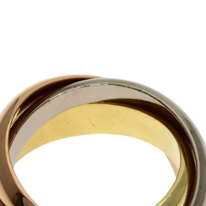 CARTIER Trinity MM #46 Ring K18 Yellow Gold K18 White GoldLadies [Used]
