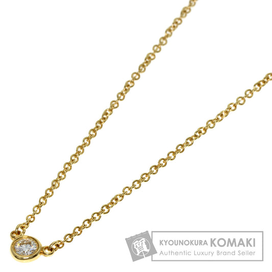 TIFFANY&Co. By The Yard Diamond Necklace K18 Yellow Gold Ladies [Used]