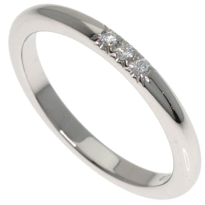 TIFFANY&Co. Wedding 3P Diamond Ring Platinum PT950 Ladies [Used]