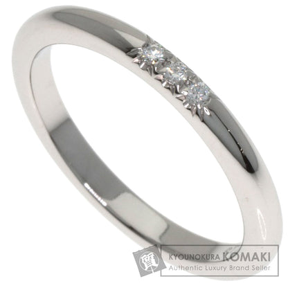 TIFFANY&Co. Wedding 3P Diamond Ring Platinum PT950 Ladies [Used]