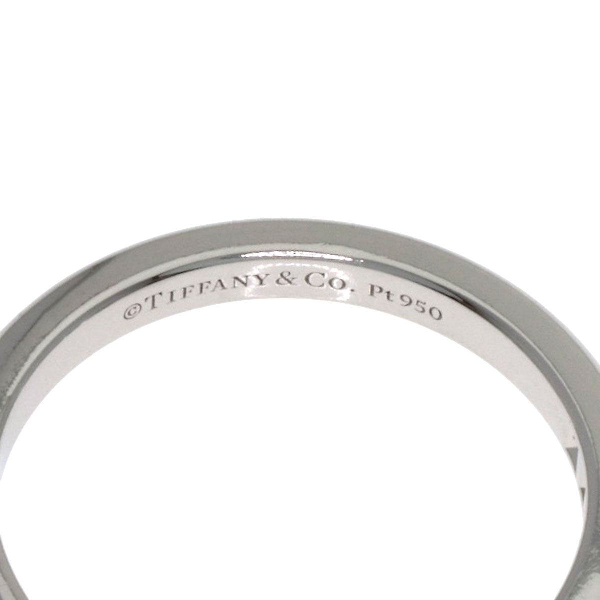 TIFFANY&Co. Wedding 3P Diamond Ring Platinum PT950 Ladies [Used]