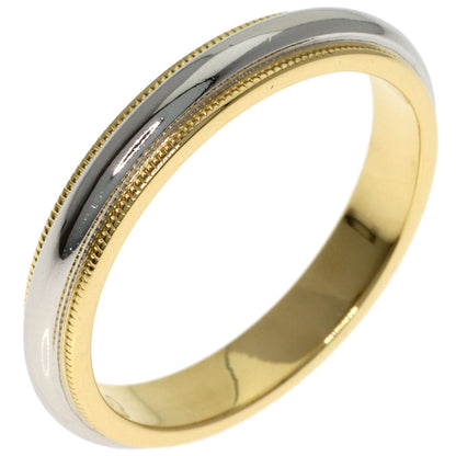 TIFFANY&Co. Milgrain Ring K18 Yellow Gold PT950Ladies [Used]