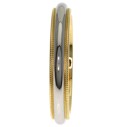TIFFANY&Co. Milgrain Ring K18 Yellow Gold PT950Ladies [Used]