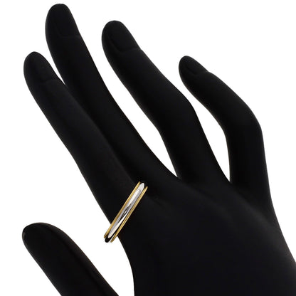 TIFFANY&Co. Milgrain Ring K18 Yellow Gold PT950Ladies [Used]
