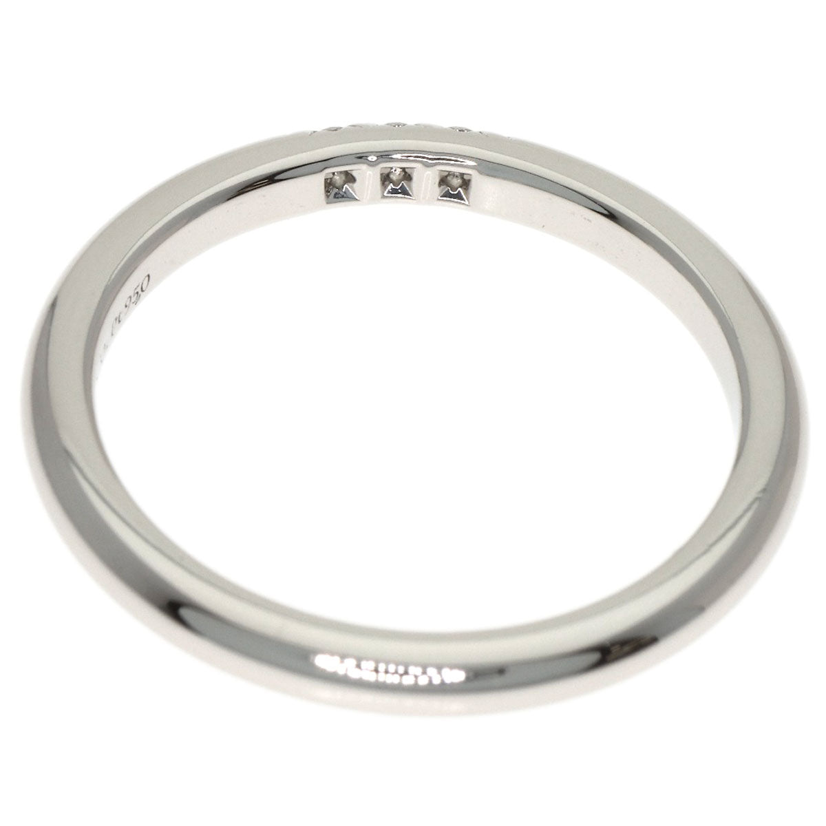 TIFFANY&Co. Forever 3P Diamond Ring Platinum PT950 Ladies [Used]