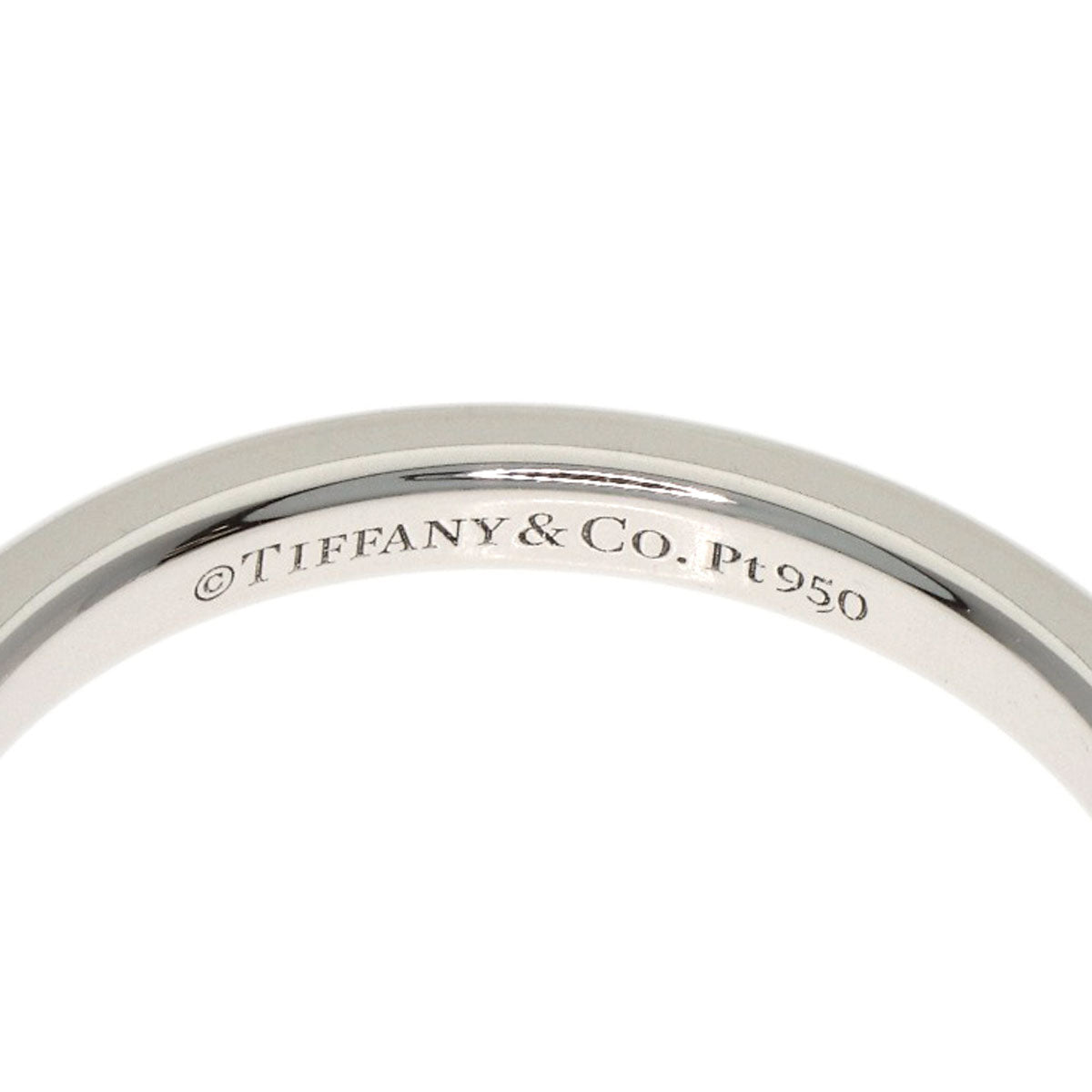 TIFFANY&Co. Forever 3P Diamond Ring Platinum PT950 Ladies [Used]