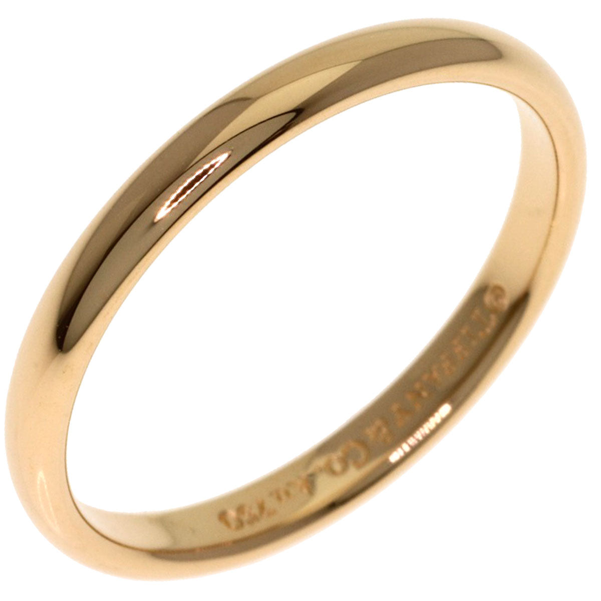 TIFFANY&Co. Wedding band Ring K18 Pink Gold Ladies [Used]