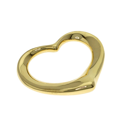 TIFFANY&Co. Open heart Pendant top K18 Yellow Gold Ladies [Used]