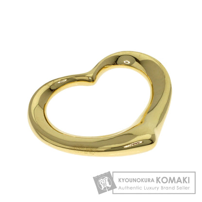 TIFFANY&Co. Open heart Pendant top K18 Yellow Gold Ladies [Used]