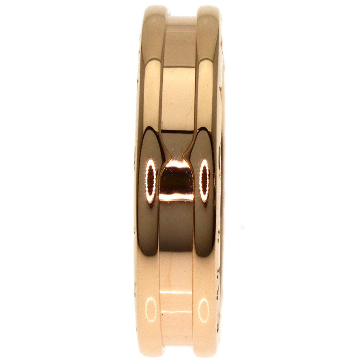 BVLGARI B.zero1 1 Band #47 Ring K18 Pink Gold Ladies [Used]