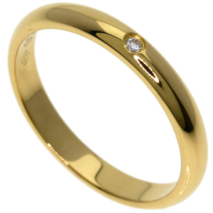 CARTIER Wedding 1P Diamond #49 Ring K18 Yellow Gold Ladies [Used]