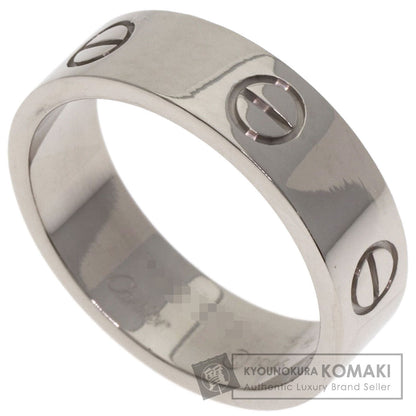 CARTIER love ring #58 Ring K18 White Gold Ladies [Used]