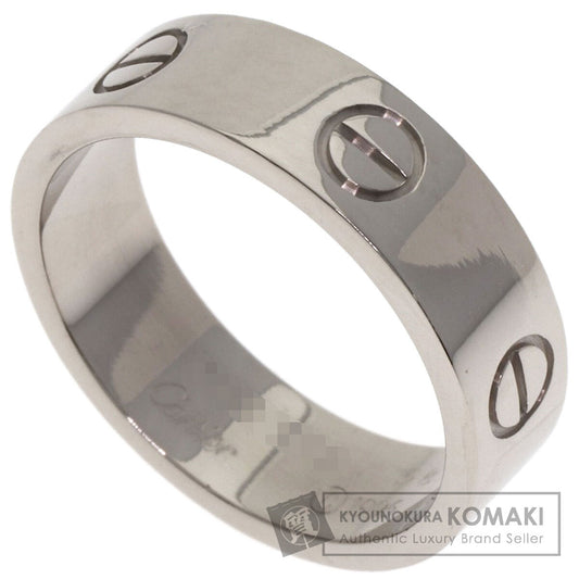 CARTIER love ring #58 Ring K18 White Gold Ladies [Used]