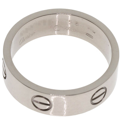 CARTIER love ring #58 Ring K18 White Gold Ladies [Used]