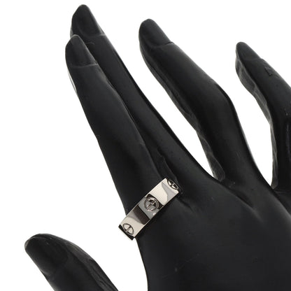 CARTIER love ring #58 Ring K18 White Gold Ladies [Used]