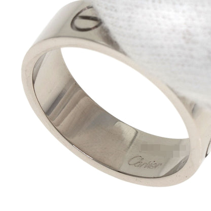 CARTIER love ring #58 Ring K18 White Gold Ladies [Used]