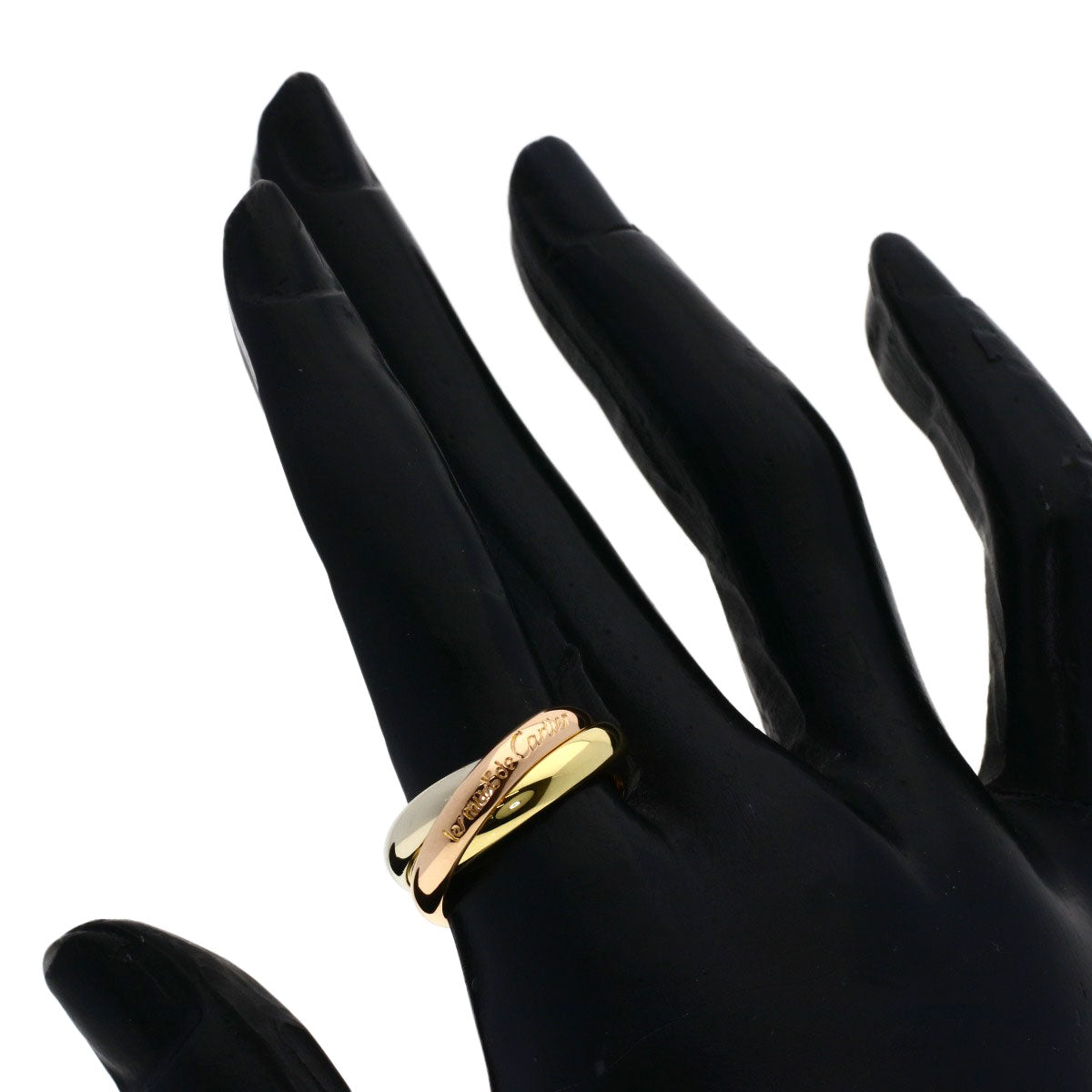 CARTIER Trinity #53 Ring K18 Yellow Gold K18 White GoldLadies [Used]