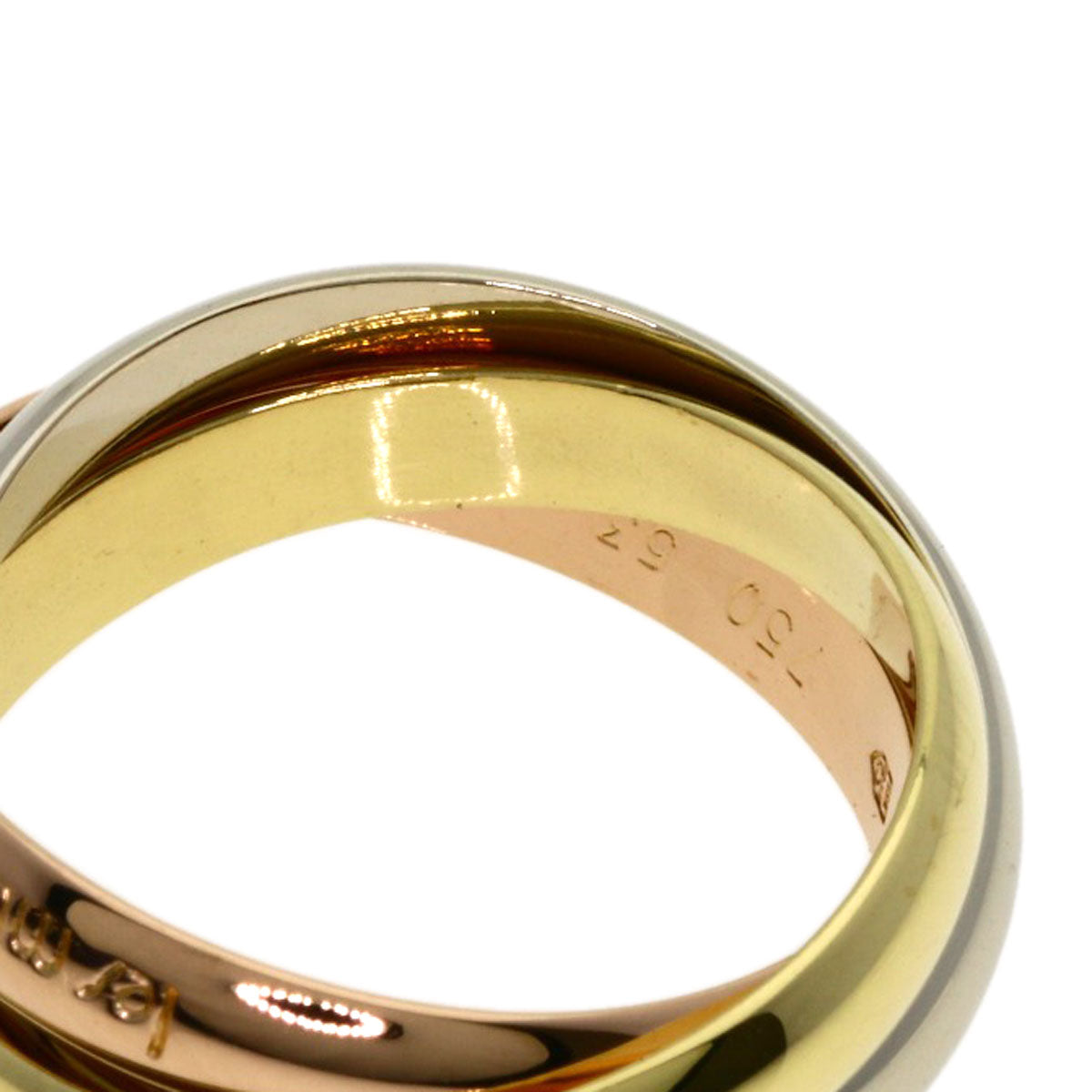 CARTIER Trinity #53 Ring K18 Yellow Gold K18 White GoldLadies [Used]