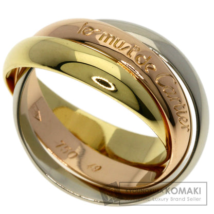 CARTIER Trinity #49 Ring K18 Yellow Gold K18 White GoldLadies [Used]