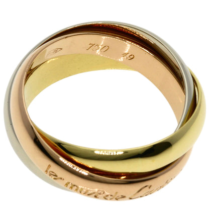 CARTIER Trinity #49 Ring K18 Yellow Gold K18 White GoldLadies [Used]