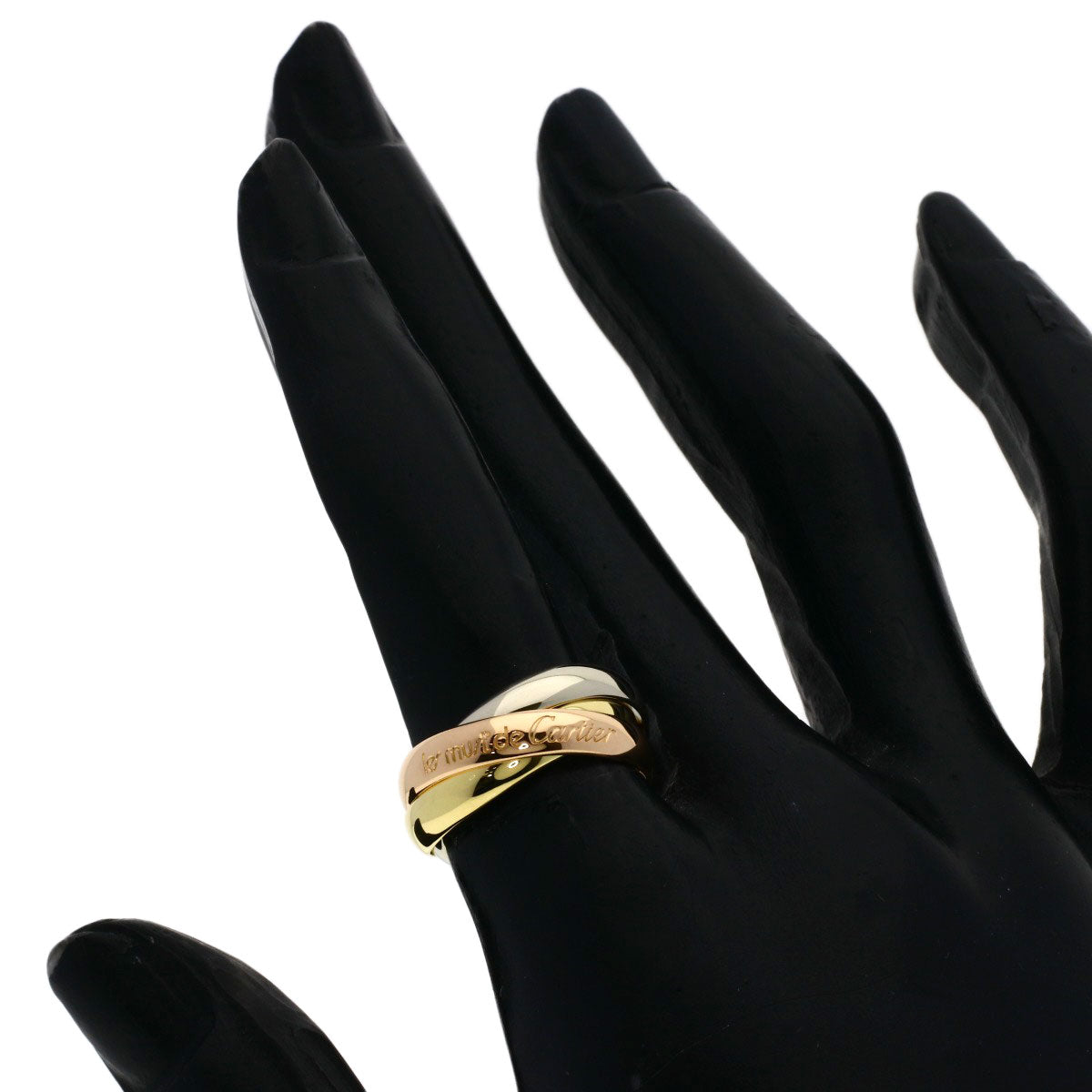 CARTIER Trinity #49 Ring K18 Yellow Gold K18 White GoldLadies [Used]