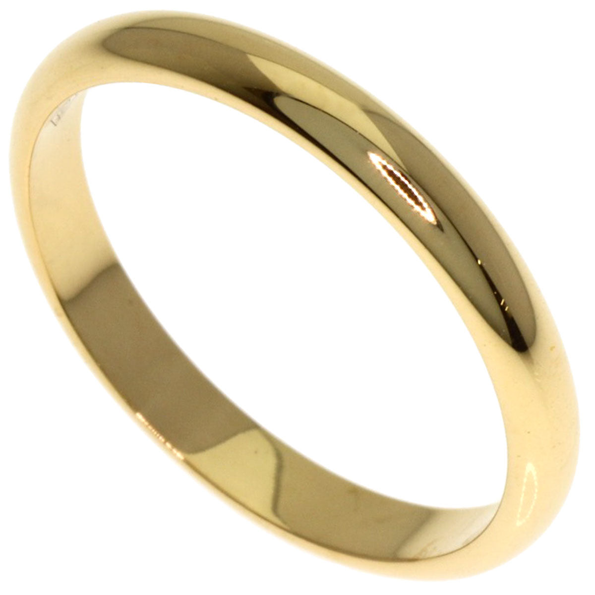 CARTIER 1895 Wedding #50 Ring K18 Yellow Gold Ladies [Used]