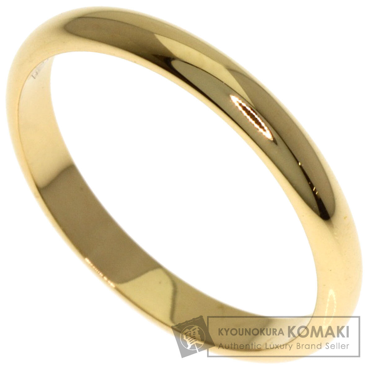 CARTIER 1895 Wedding #50 Ring K18 Yellow Gold Ladies [Used]