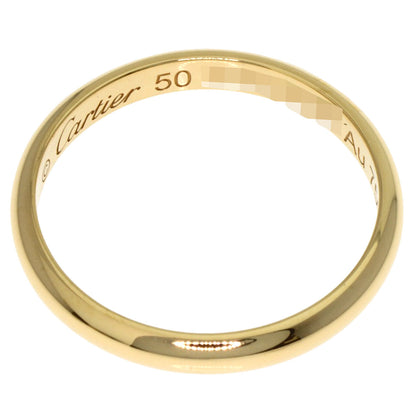 CARTIER 1895 Wedding #50 Ring K18 Yellow Gold Ladies [Used]