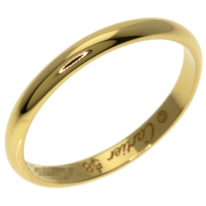 CARTIER Wedding #58 Ring K18 Yellow Gold Ladies [Used]