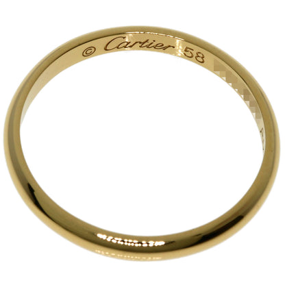 CARTIER Wedding #58 Ring K18 Yellow Gold Ladies [Used]