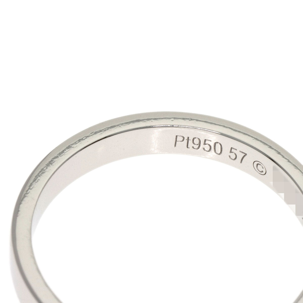 CARTIER C de Cartier #57 Ring Platinum PT950 Ladies [Used]