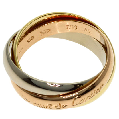 CARTIER Trinity #50 Ring K18 Yellow Gold K18 White GoldLadies [Used]