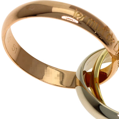 CARTIER Trinity #51 Ring K18 Yellow Gold K18 White GoldLadies [Used]