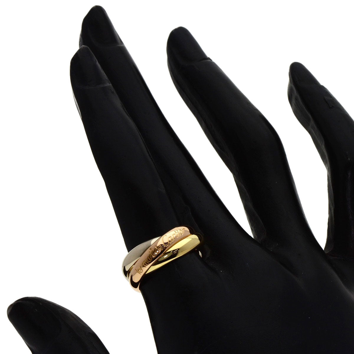 CARTIER Trinity #51 Ring K18 Yellow Gold K18 White GoldLadies [Used]