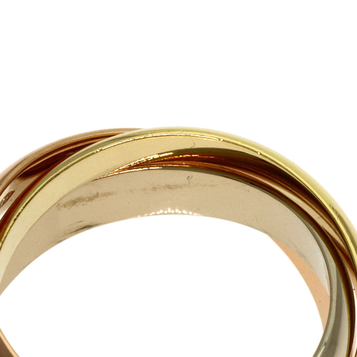 CARTIER Trinity #51 Ring K18 Yellow Gold K18 White GoldLadies [Used]