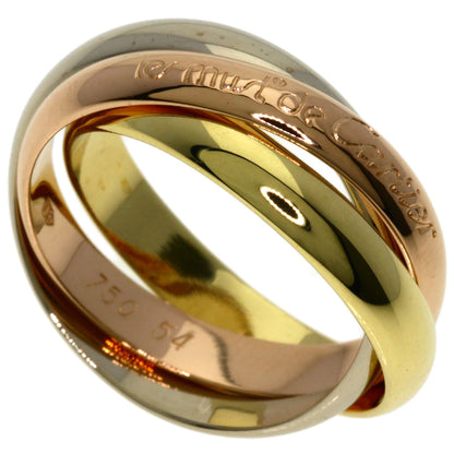 CARTIER Trinity #54 Ring K18 Yellow Gold K18 White GoldLadies [Used]