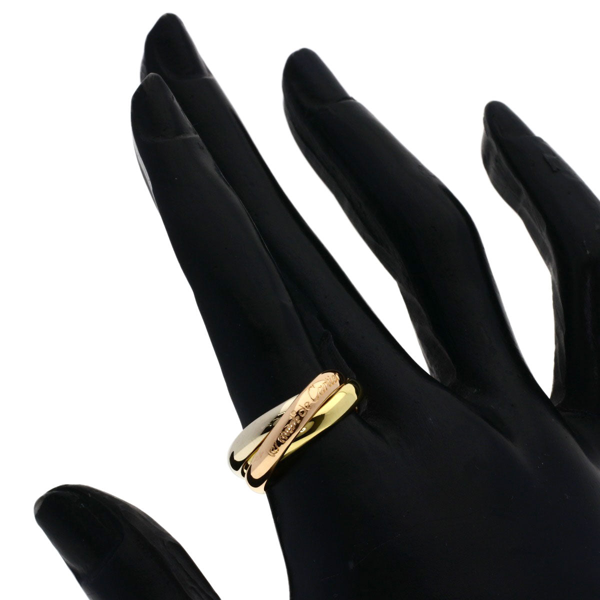 CARTIER Trinity #54 Ring K18 Yellow Gold K18 White GoldLadies [Used]
