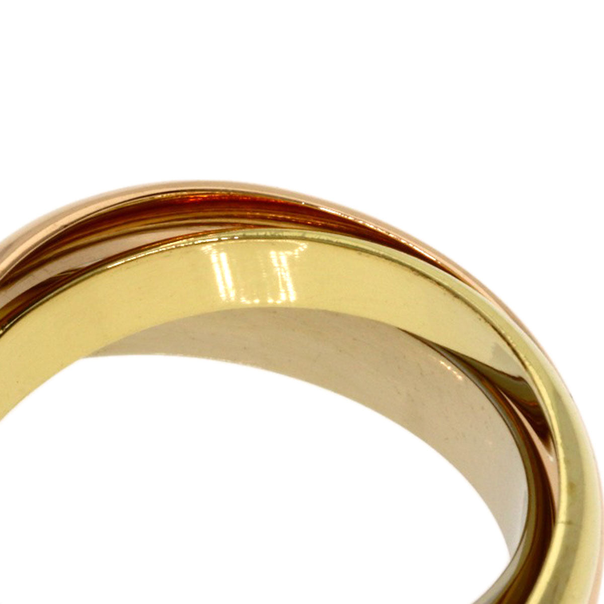 CARTIER Trinity #54 Ring K18 Yellow Gold K18 White GoldLadies [Used]