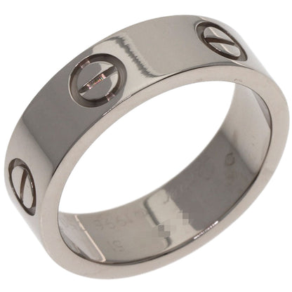 CARTIER love ring #51 Ring K18 White Gold Ladies [Used]