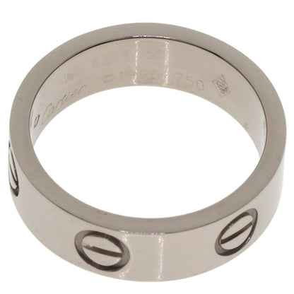 CARTIER love ring #51 Ring K18 White Gold Ladies [Used]