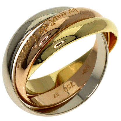 CARTIER Trinity #57 Ring K18 Yellow Gold K18 White GoldLadies [Used]