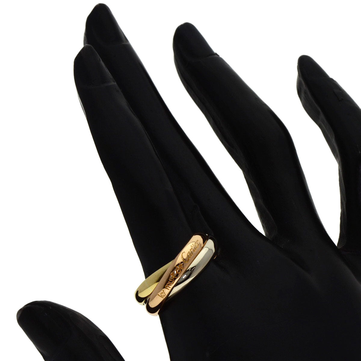 CARTIER Trinity #57 Ring K18 Yellow Gold K18 White GoldLadies [Used]