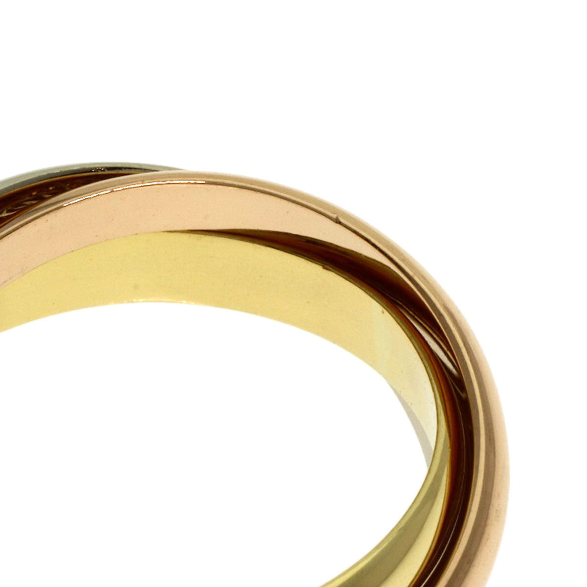 CARTIER Trinity #57 Ring K18 Yellow Gold K18 White GoldLadies [Used]
