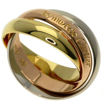 CARTIER Trinity #50 Ring K18 Yellow Gold K18 White GoldLadies [Used]
