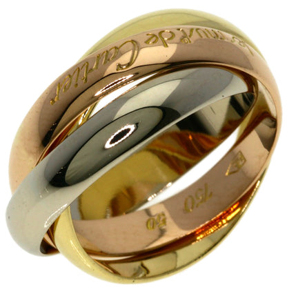CARTIER Trinity #50 Ring K18 Yellow Gold K18 White GoldLadies [Used]