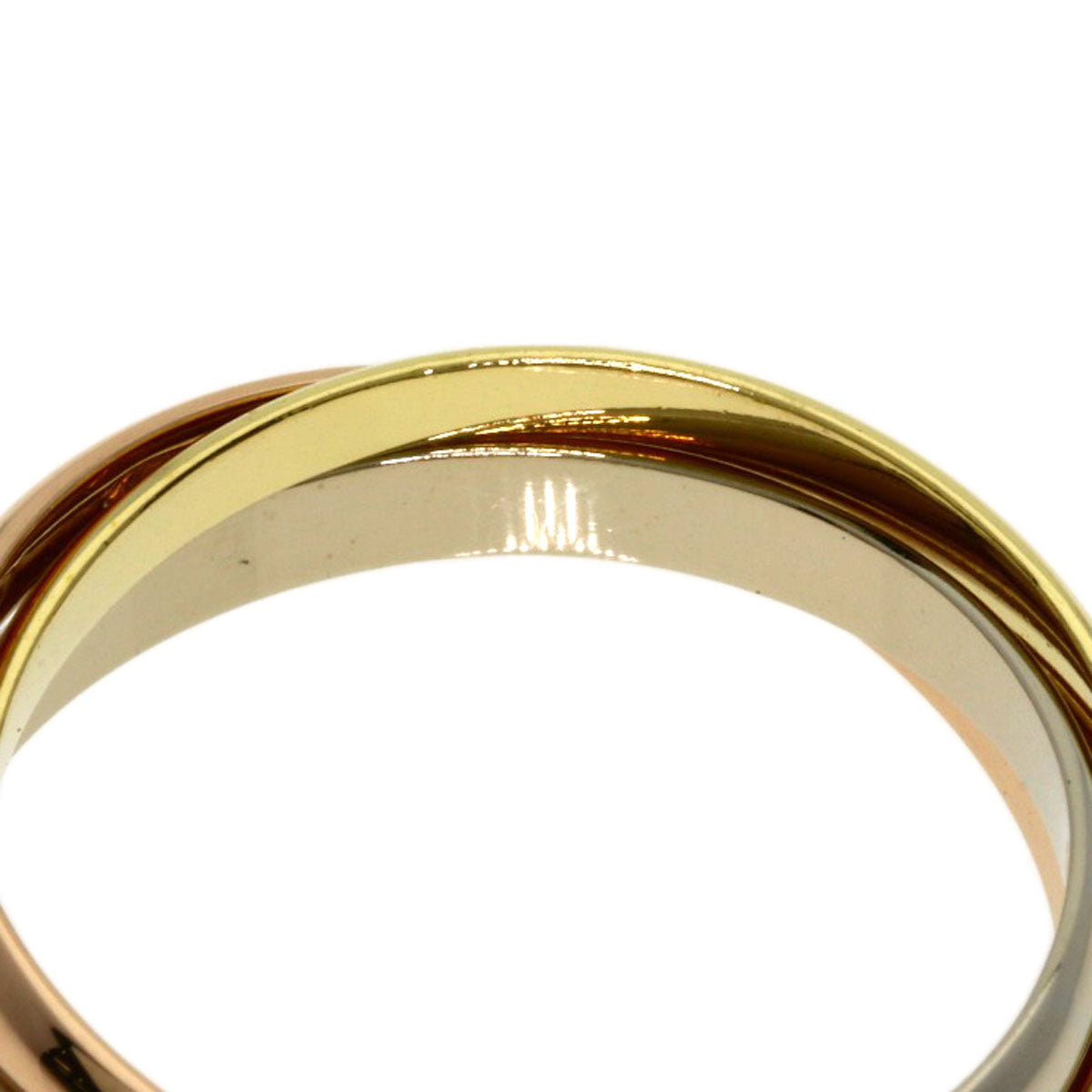 CARTIER Trinity SM #58 Ring K18 Yellow Gold K18 White GoldLadies [Used]